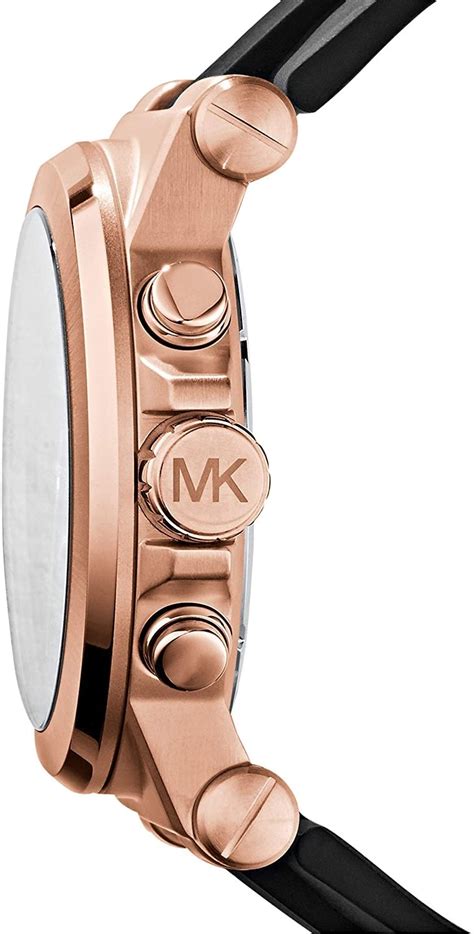 michael kors dylan rose gold black mk8184